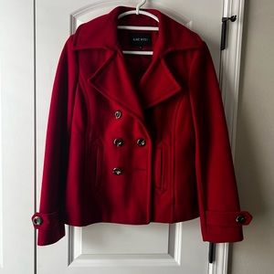 Red Pea Coat